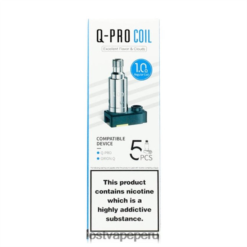 Lost Vape Contact Peru - HZ044409 Lost Vape Orion bobinas q-pro (paquete de 5) 1.ohm