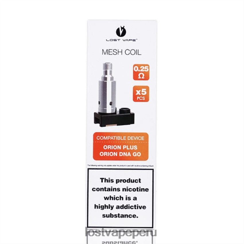 Lost Vape Disposable - HZ044326 Lost Vape Orion más bobinas de reemplazo de ADN (paquete de 5) 0,5 ohmios