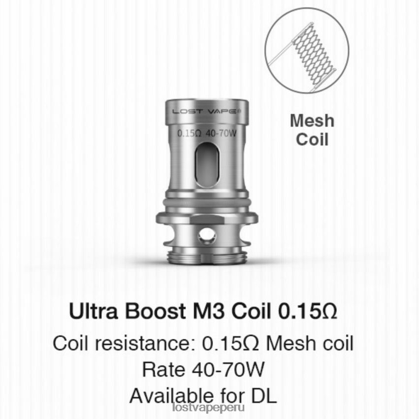 Lost Vape Pods Near Me - HZ044348 Lost Vape Ultra bobinas de impulso (paquete de 5) m3 v2 0,15 ohmios