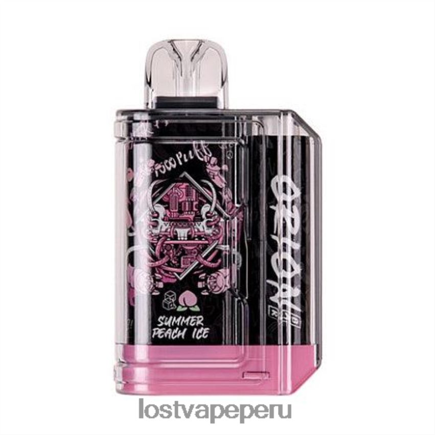 Lost Vape Price Peru - HZ04467 Lost Vape Orion barra desechable | 7500 bocanadas | 18ml | 50 mg hielo de durazno de verano