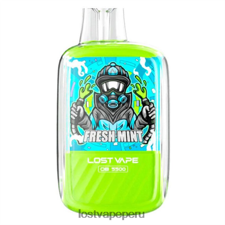 Lost Vape Peru - HZ044101 Lost Vape Orion ob5500 5500 inhalaciones 14ml 50mg desechables menta fresca