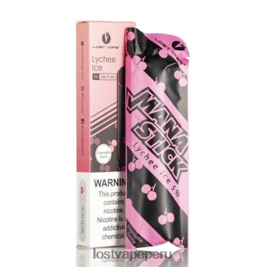 Lost Vape Lima - HZ044522 Lost Vape Mana palo desechable | 300 bocanadas | 1,2 ml hielo de lichi 5%