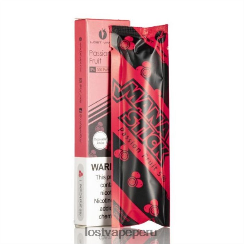 Lost Vape Wholesale - HZ044524 Lost Vape Mana palo desechable | 300 bocanadas | 1,2 ml maracuyá 5%