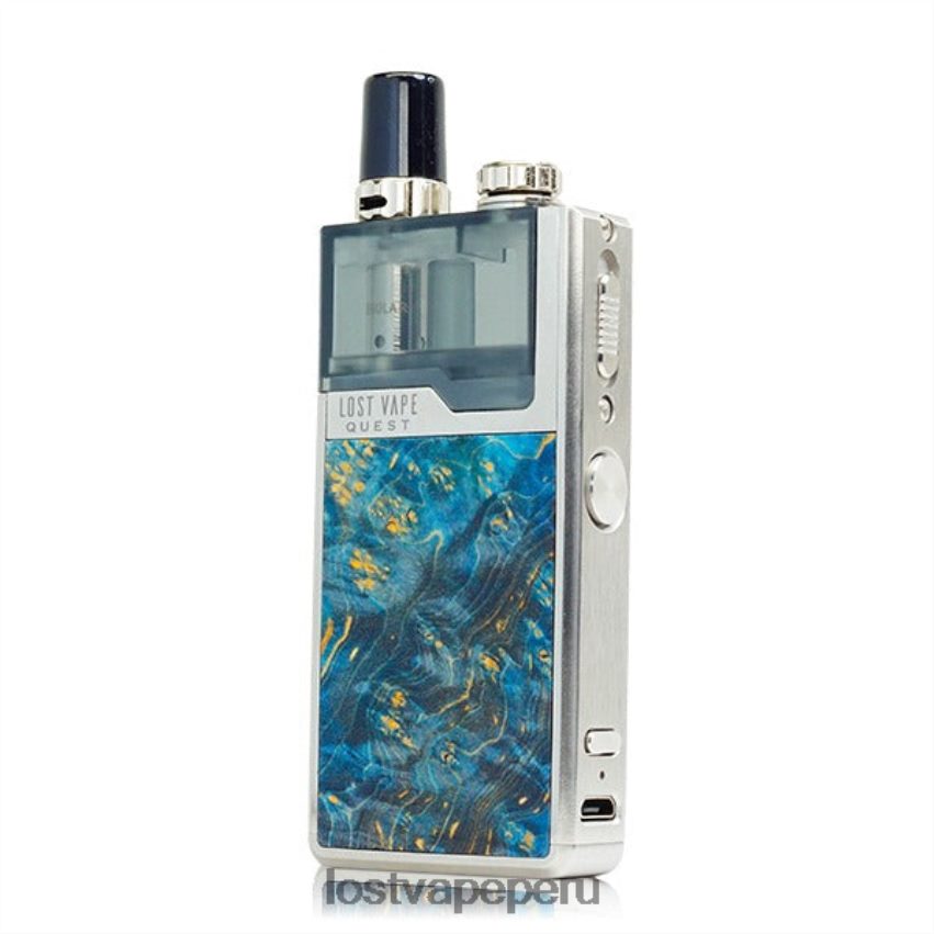 Lost Vape Disposable - HZ044476 Lost Vape Quest kit completo del dispositivo orion q pod madera de puñalada plateada/azul