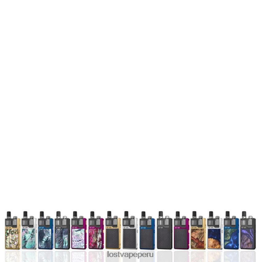 Lost Vape Disposable - HZ044486 Lost Vape Orion más kit de dispositivo de cápsula de ADN fibra de carbono texturizada negra