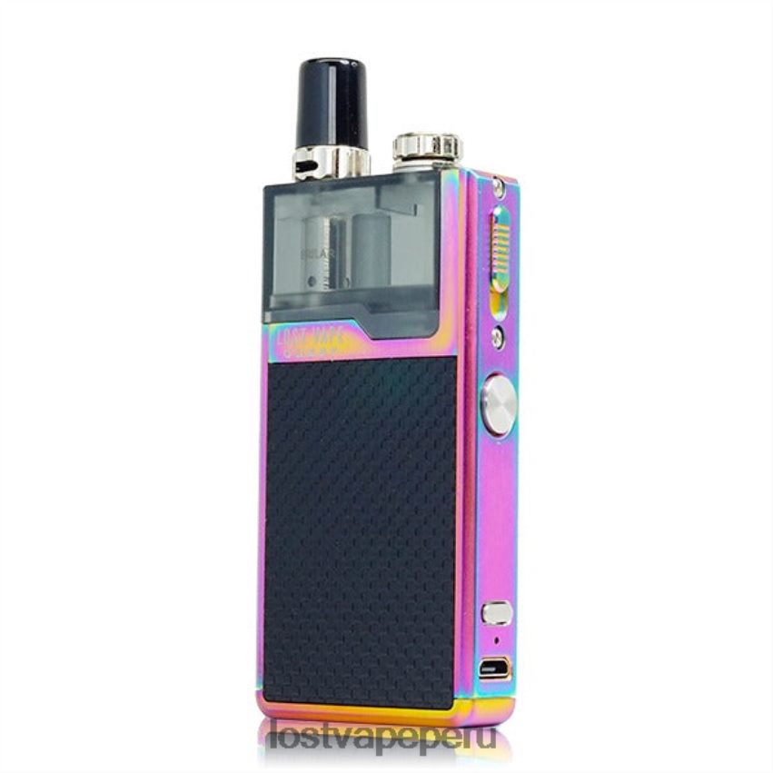 Lost Vape Price Peru - HZ044467 Lost Vape Quest kit completo del dispositivo orion q pod tejido arcoiris/negro