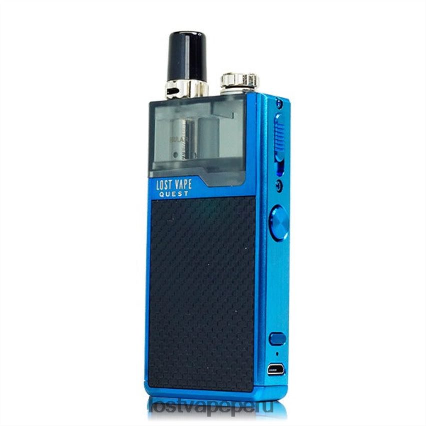 Lost Vape Review Peru - HZ044465 Lost Vape Quest kit completo del dispositivo orion q pod tejido azul/negro