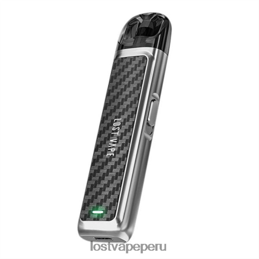 Lost Vape Disposable - HZ044226 Lost Vape URSA kit de cápsulas | 800mah fibra de carbono plateada