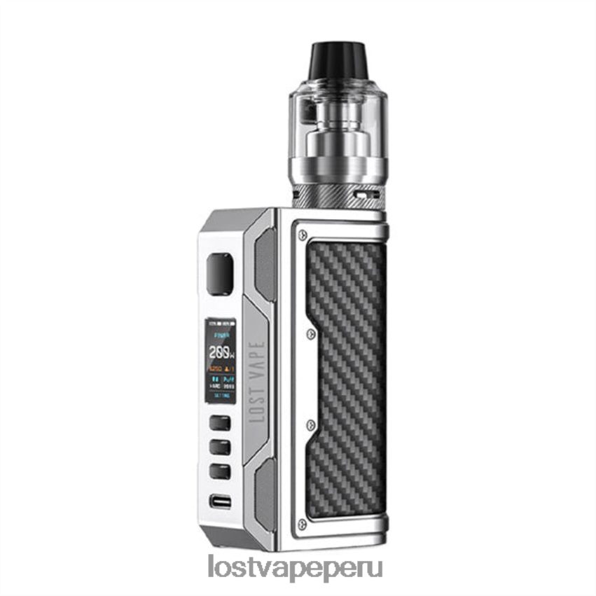 Lost Vape Flavors - HZ044140 Lost Vape Thelema kit de búsqueda de 200w acero inoxidable/fibra de carbono