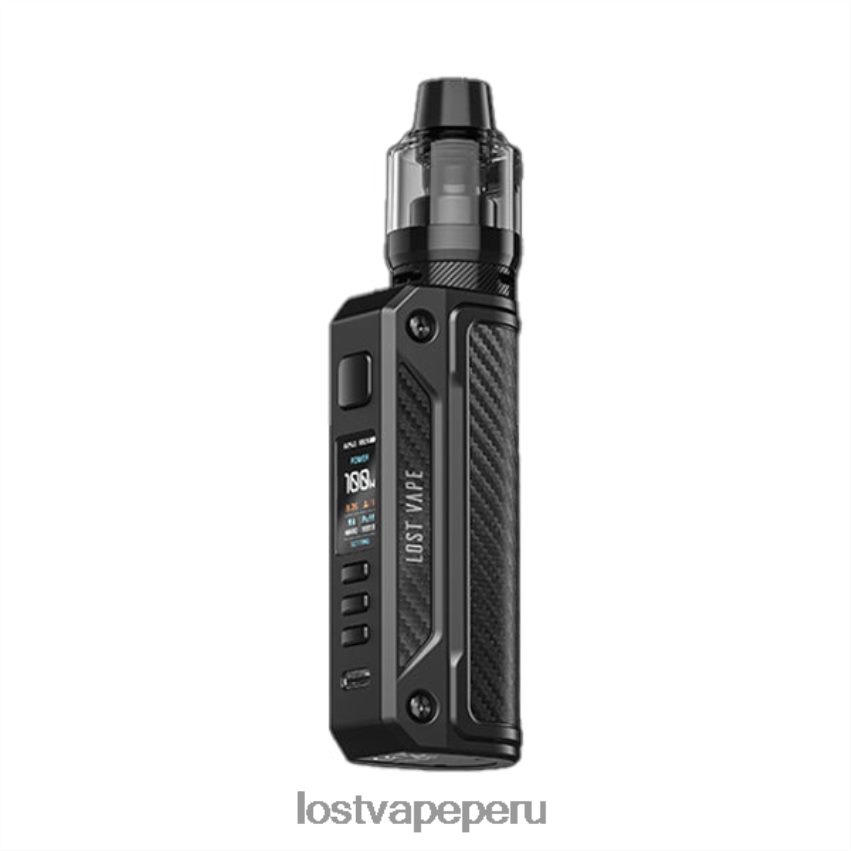 Lost Vape Peru - HZ044171 Lost Vape Thelema kit solo de 100w negro/fibra de carbono
