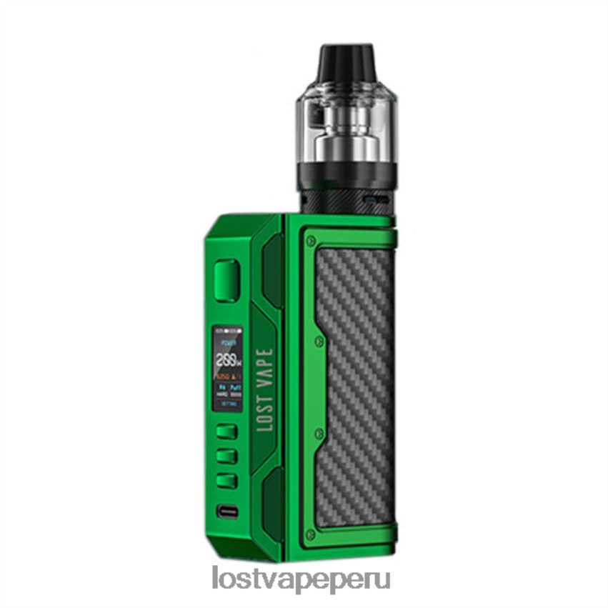 Lost Vape Review Peru - HZ044145 Lost Vape Thelema kit de búsqueda de 200w verde/fibra de carbono