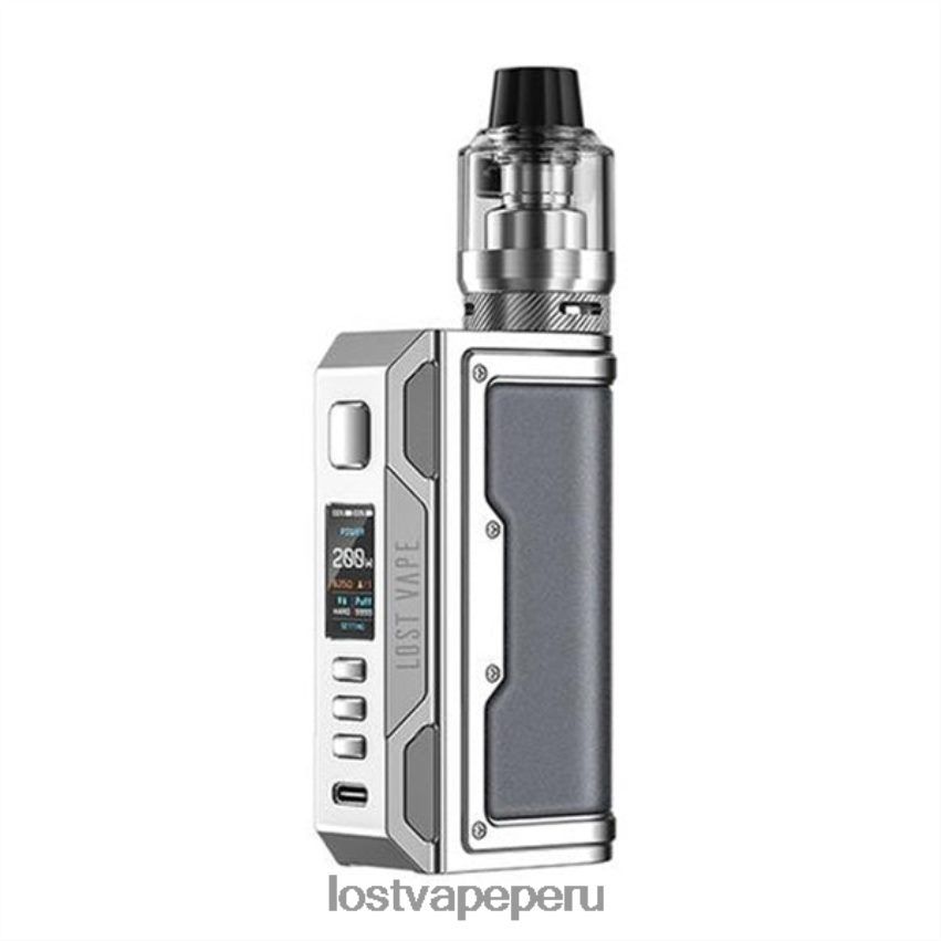Lost Vape Wholesale - HZ044144 Lost Vape Thelema kit de búsqueda de 200w acero inoxidable/cuero