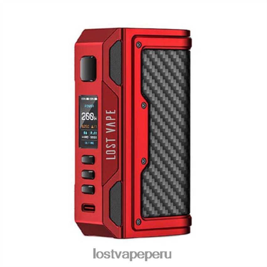 Lost Vape Pods Near Me - HZ044178 Lost Vape Thelema misión 200w mod rojo mate/fibra de carbono