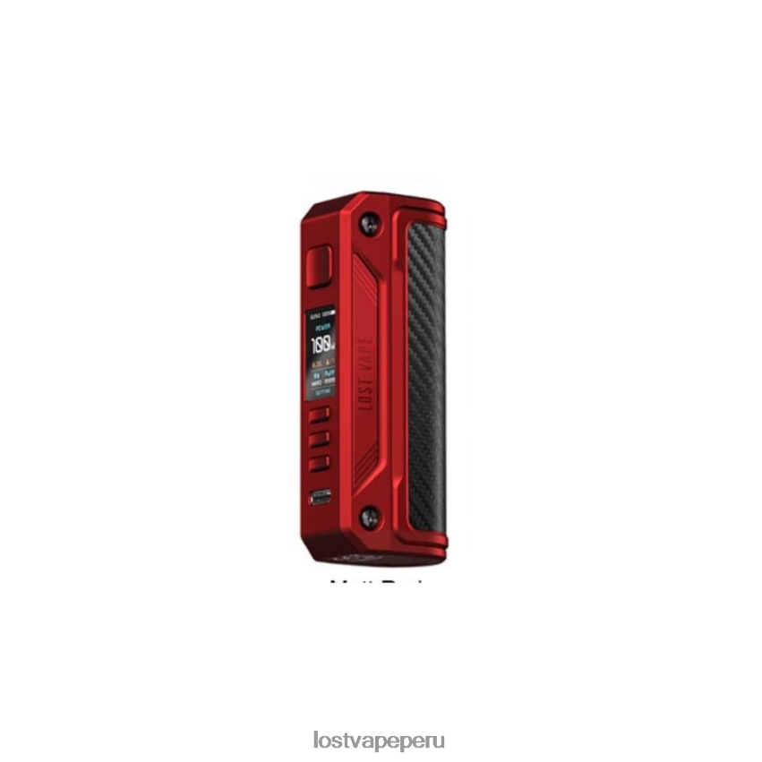 Lost Vape Precio - HZ044253 Lost Vape Thelema mod solo de 100w rojo mate/fibra de carbono