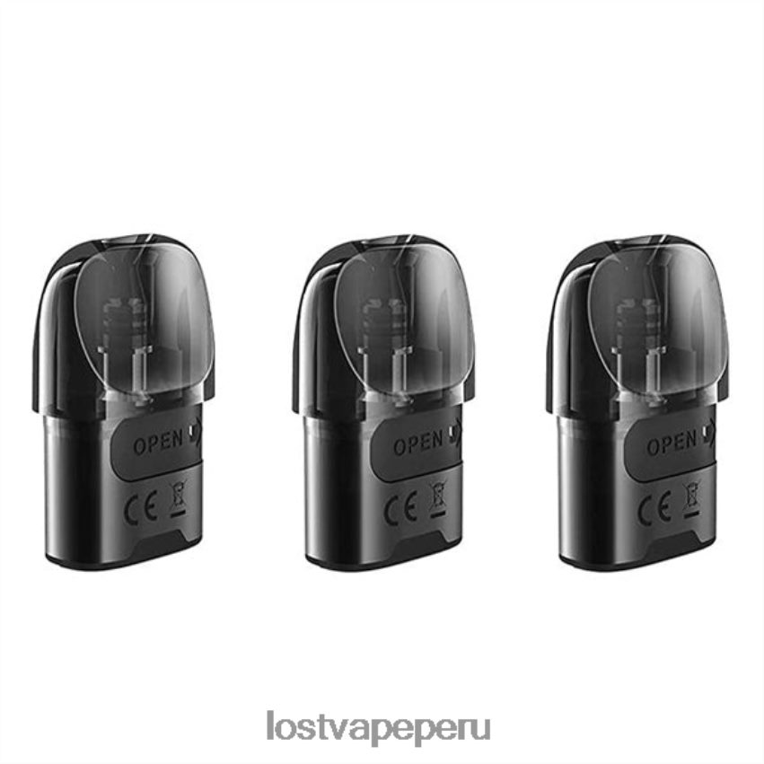 Lost Vape Disposable - HZ044126 Lost Vape URSA vainas de repuesto | 2,5 ml (paquete de 3) verde 1.ohm
