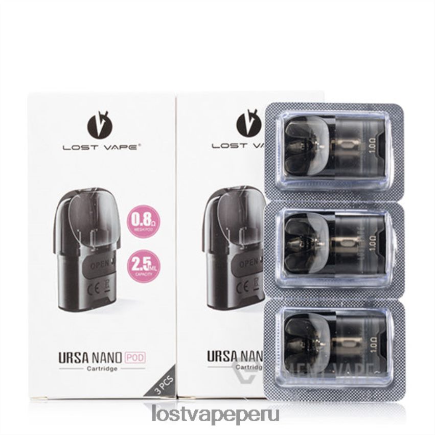 Lost Vape Pods Near Me - HZ044128 Lost Vape URSA vainas de repuesto | 2,5 ml (paquete de 3) rosa 1.ohm