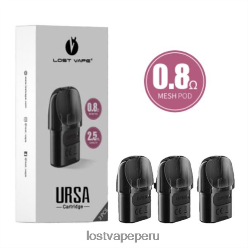 Lost Vape Precio - HZ044123 Lost Vape URSA vainas de repuesto | 2,5 ml (paquete de 3) negro 0.8ohm