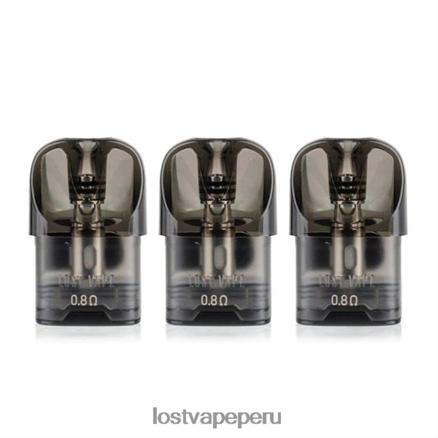 Lost Vape Review Peru - HZ044125 Lost Vape URSA vainas de repuesto | 2,5 ml (paquete de 3) verde 0,8 ohmios