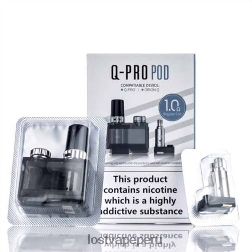 Lost Vape Review Peru - HZ044405 Lost Vape Orion conjunto de cápsulas q-pro | 1 vaina + 2 bobinas bobinas de 1.ohm